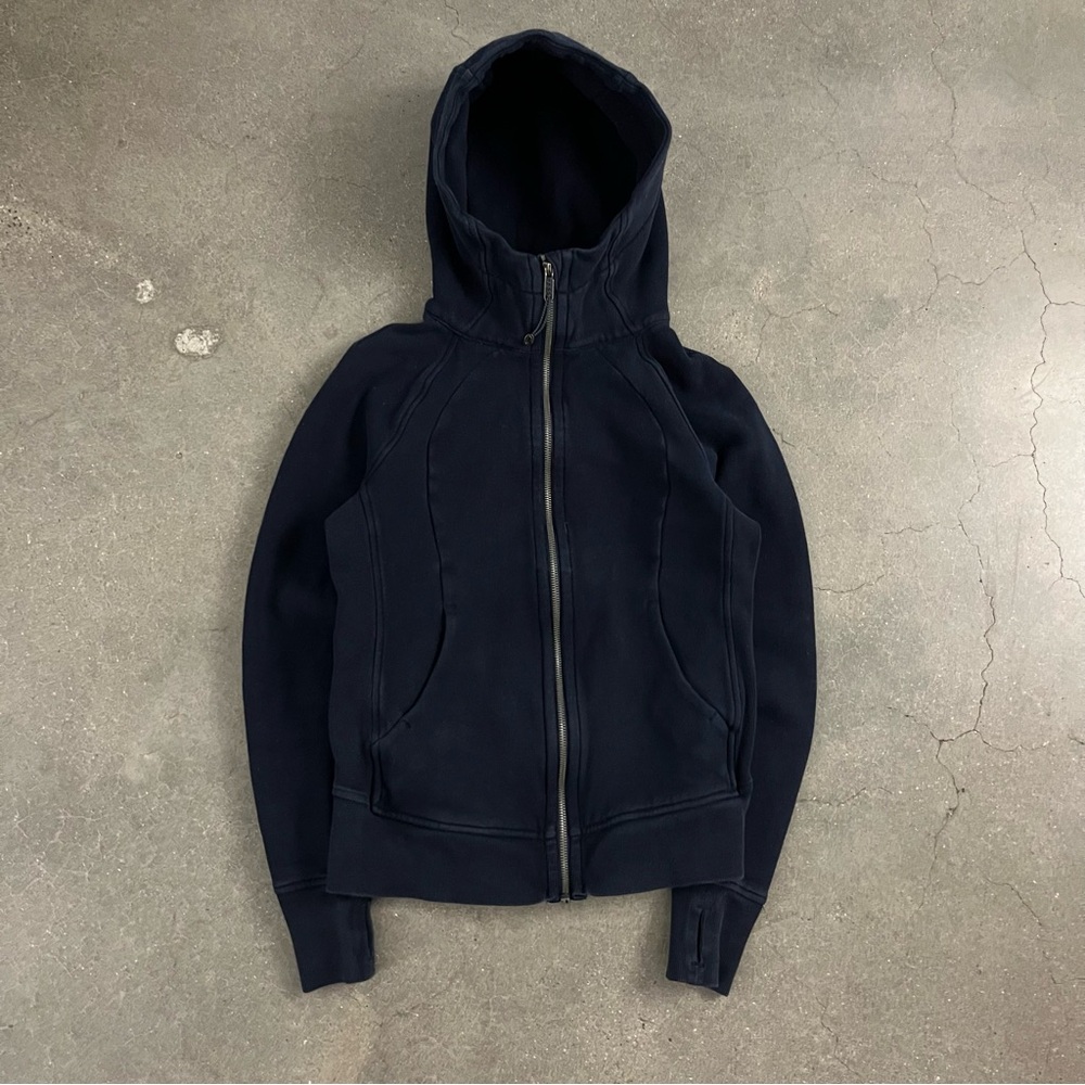 Lululemon Navy Scuba Zip-Up Hoodie